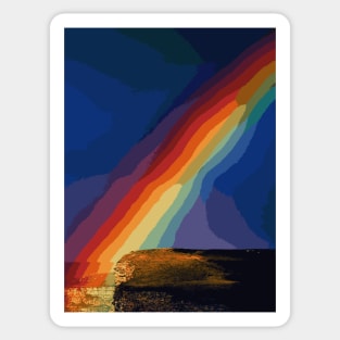 Colorful Rainbow - Landscape Sticker